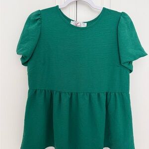Krush Vibrant Green Blouse